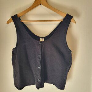 Ève Gravel Linen Top